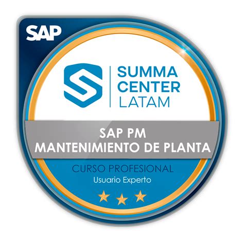 Sap Pm Mantenimiento De Planta Key User Gold Credly