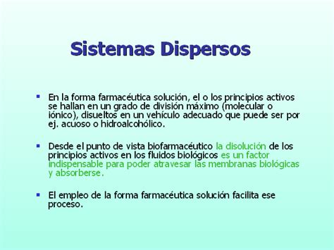 Sistemas Dispersos