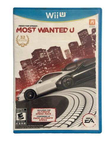 Need For Speed Most Wanted U Nintendo Wii U Complete W Manual