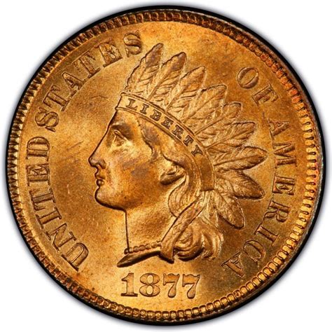 1877 Indian Head Pennies Values and Prices - Past Sales | CoinValues.com