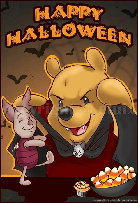 A Happy Halloween Card With A Cartoon Mouse