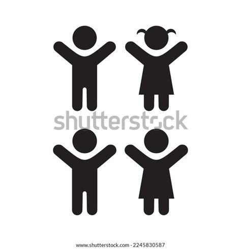 Illustration Boy Girl Vector Symbol Stock Vector (Royalty Free ...