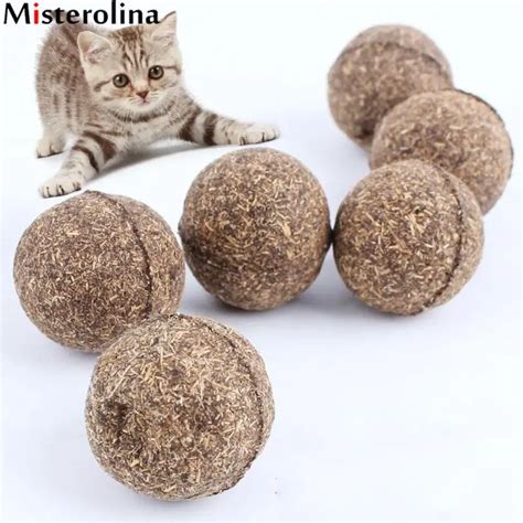 Aliexpress Buy Catnip Wood Ball Toys Cat Toy For Molar Cleaning