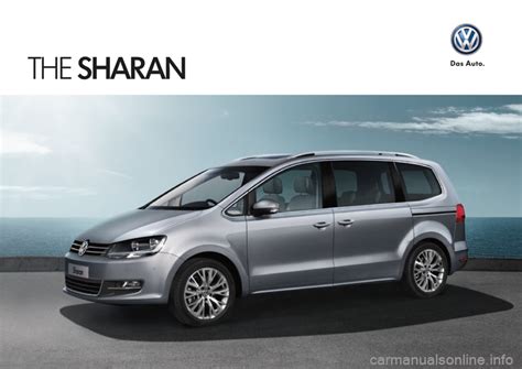 Volkswagen Sharan 2019 Owners Manual 27 Pages