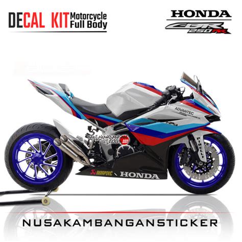 Decal Sticker Honda CBR 250 RR Livery Bmw Safety Car Moto Gp White