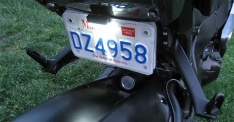 Do Motorcycles Need License Plate Lights