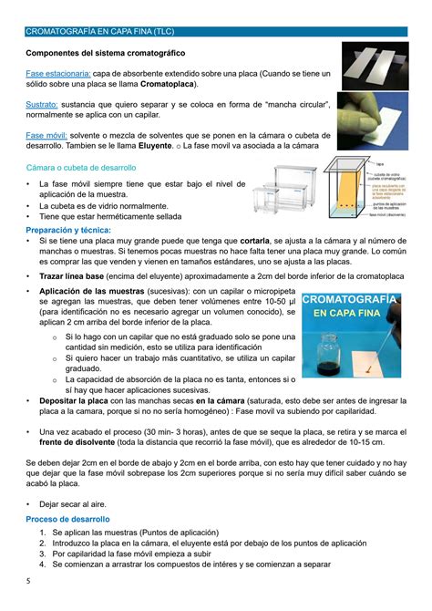 SOLUTION Cromatografia Capa Fina Studypool