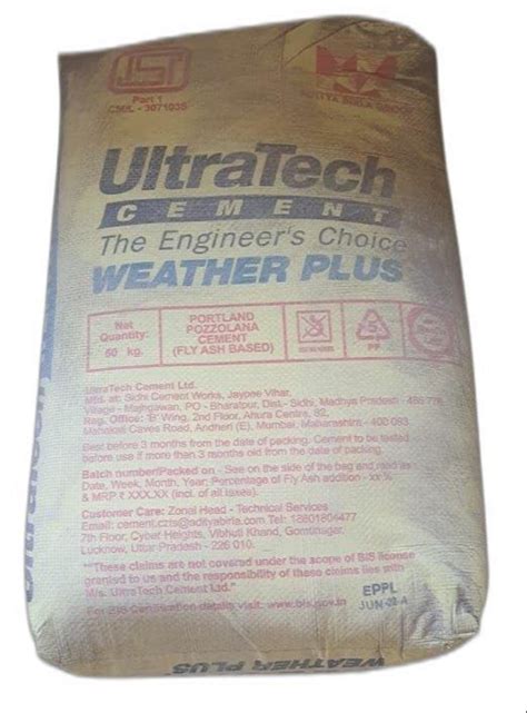 Ultratech Weather Plus Cement At Rs 450bag Ultra Tech Cement In