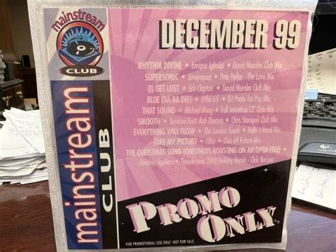 Promo Only Mainstream Club Cd December Ebay