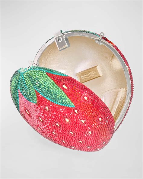 Judith Leiber Couture Strawberry Crystal Top Handle Bag Neiman Marcus