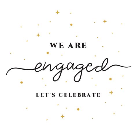 We Are Engage Lettering Happy Engagement Engagement Couple Png