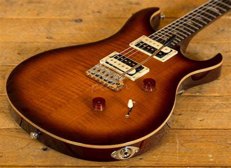 Prs Se 2018 Custom 24 Tobacco Sunburst Peach Guitars