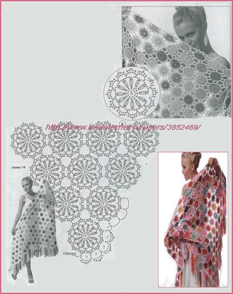 Ergahandmade Crochet Shawl Diagrams