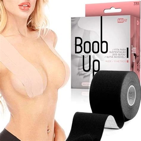 Suti Rolo Adesivo Levanta Peito Seio Fita Boob Up Invis Vel Shopee