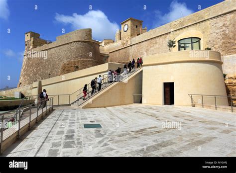 Summer View Of The Cittadella In Victoria City Capital Of The Island