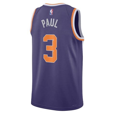 Phoenix Suns Chris Paul Nike Icon Edition Purple NBA Jersey