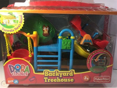 Dora The Explorer Backyard Treehouse Set Dollhouse Furniture-New in Box ...