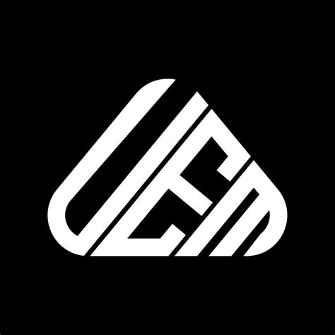 Diseño Creativo Del Logotipo De La Letra Uem Con Gráfico Vectorial