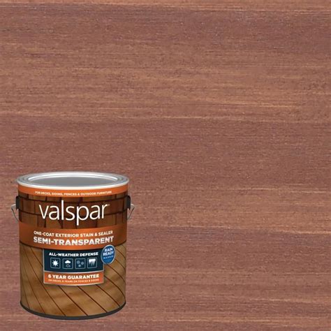 Valspar Pre Tinted Western Clay Semi Transparent Exterior Wood Stain