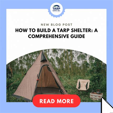 How to Build a Tarp Shelter? - Tarp Supply Inc.