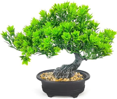 Amazon de Tutamaz Künstliche Pflanzen Grün Künstlicher Bonsai Baum