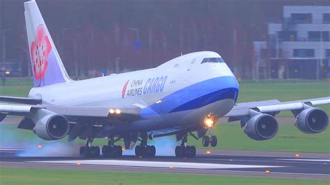 Windy Arrivals Amsterdam Schiphol Airport A380 B747 B787 Youtube