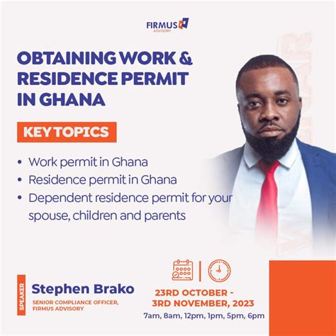 A Complete Guide To Obtaining A Work And Residence Permit In Ghana Firmus Advisory