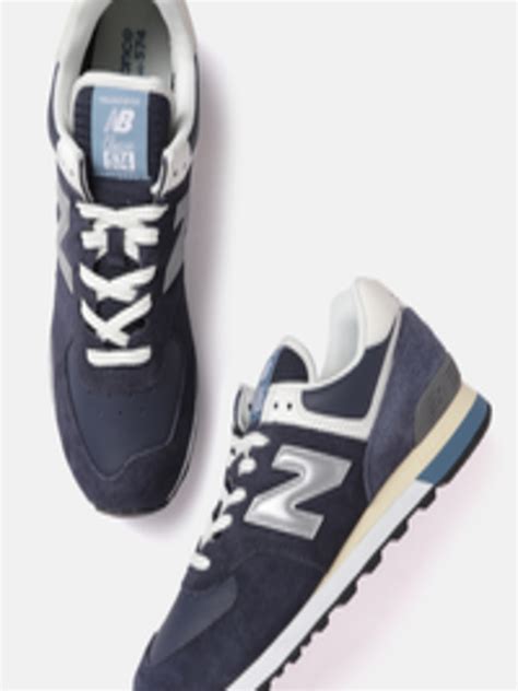 Buy New Balance Men Navy Blue Solid Suede Sneakers Casual Shoes For Men 17906360 Myntra