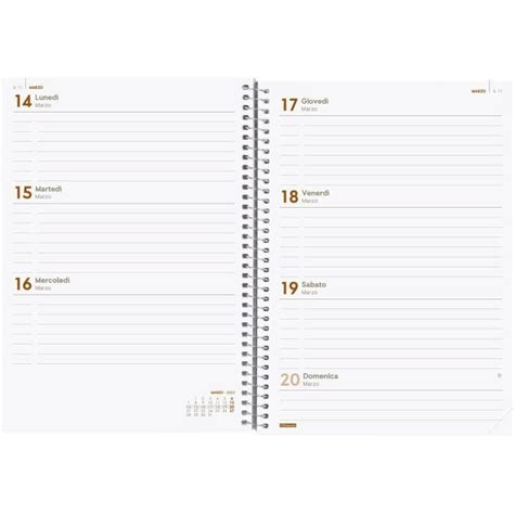 Finocam Agenda Semainier Horizontal De Janvier D Cembre