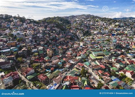 Baguio City, Philippines - Afternoon Aerial of the Skyline of the City Extending Up To the Hills ...