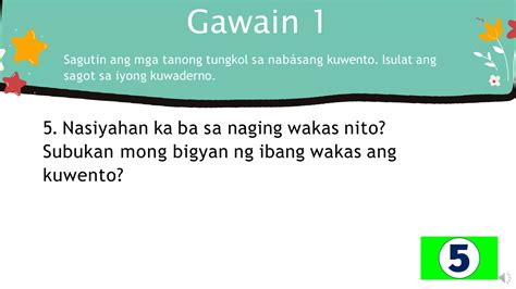 Filipino 3 Quarter 2 Week 3 Pagbibigay Ng Wakas Sa Binásang Kuwentopptx