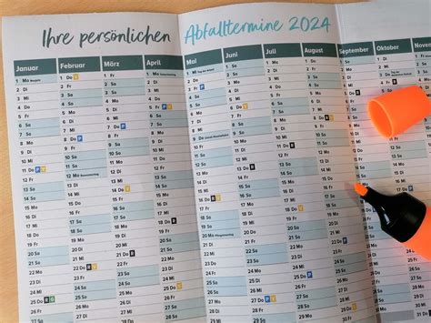 Abfallkalender für 2024 im neuen Format Rhein Ahr Anzeiger