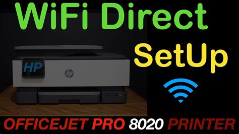 HP OfficeJet Pro 8020 WiFi Direct Setup, Review !! - YouTube