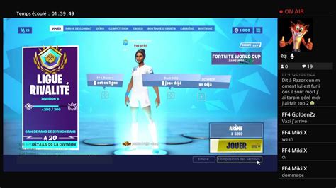 Live Fortnite Entra Nement Solo Youtube