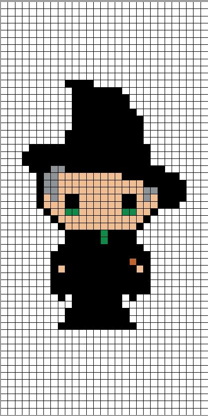 Patrones Hama Beads De Harry Potter McGonagall Pixel Real