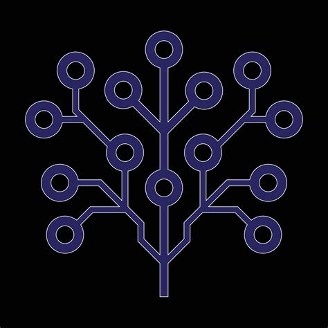 circle tree design illustration  vector art  vecteezy