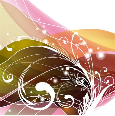 Swirly Floral Abstract Background Vector Graphic | Free Vector Graphics | All Free Web Resources ...