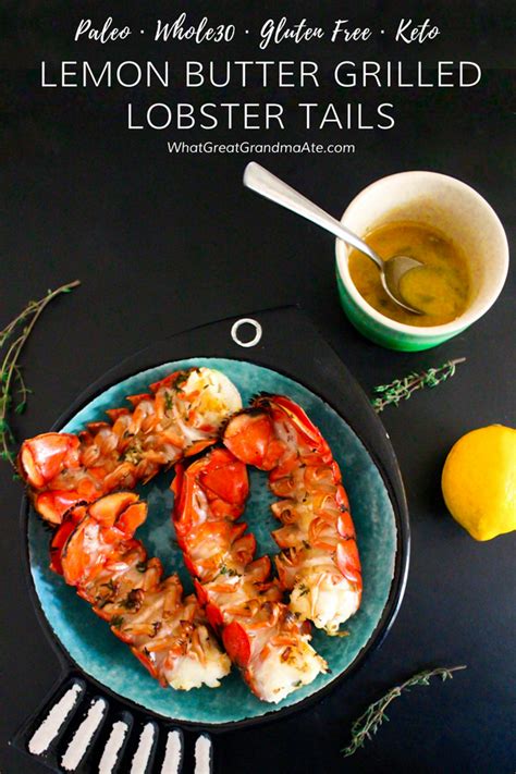 Lemon Butter Grilled Lobster Tails | Recipe | Grilled lobster, Grilled lobster tail, Delicious ...