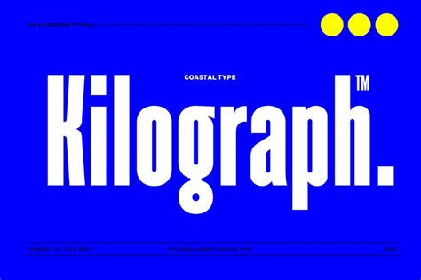 Kilograph Bold Extra Condensed Font Xfonts Pro