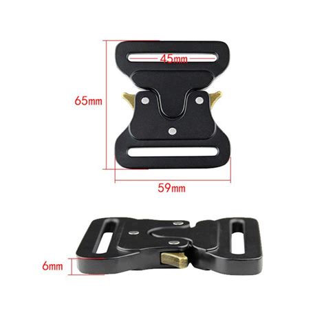 Фастекс 45мм, застежка Кобра, металл, 1 шт. / Фурнитура для сумок ...