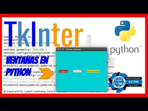 TkInter para Python Cómo hacer una ventana Básico YouTube