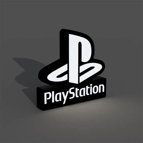 STL file Playstation Logo Lightbox LED Lamp 🎮・3D printable model to ...