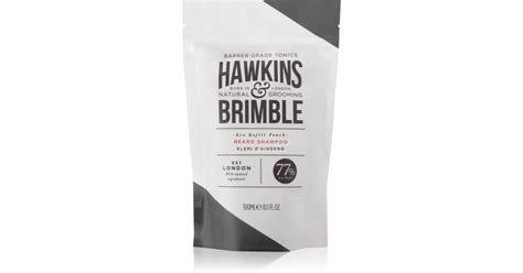 Hawkins Brimble Beard Shampoo Eco Refill Pouch Shampoing Pour Barbe