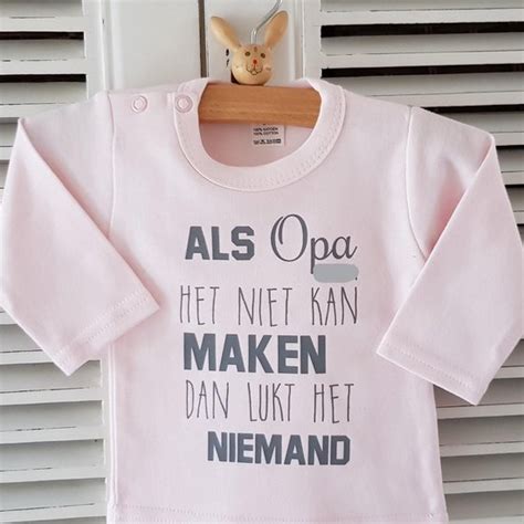 Baby Romper Meisje Tekst Als Opa Het Niet Kan Maken Lukt Het Niemand