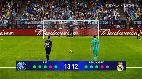 Pes Psg Vs Real Madrid Penalty Shootout Uefa Champions