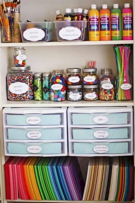 Creative Ideas To Organize Your Craft Room Craft Closet