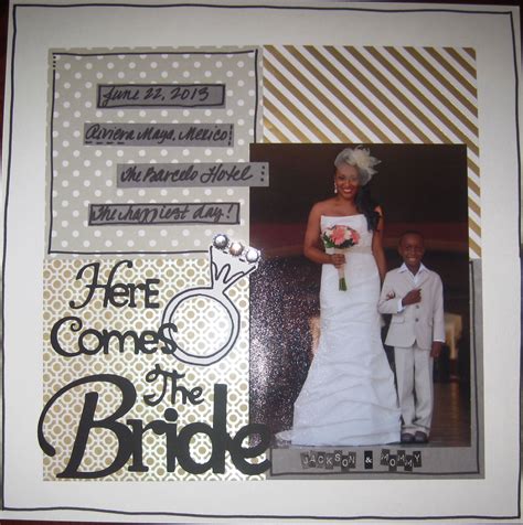 19 Of 52 Here Come The Bride Bride Scrapbook Wedding