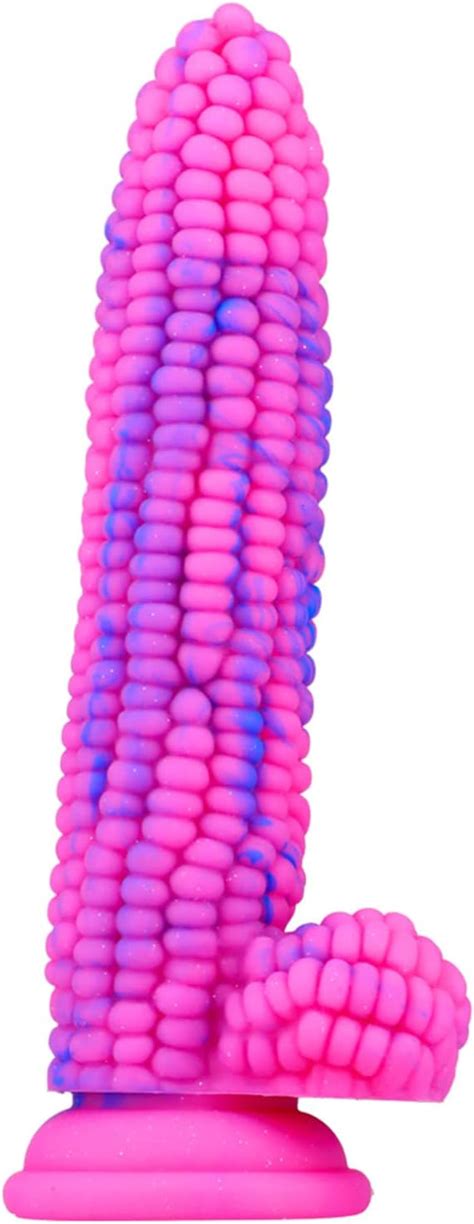 Wemay Monster Dildo Colourful Big Grain Corn Adult Sex Toy With Strong Suction Cup 8