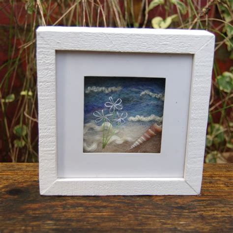 Needle Felted And Hand Embroidered Wool Picture Folksy