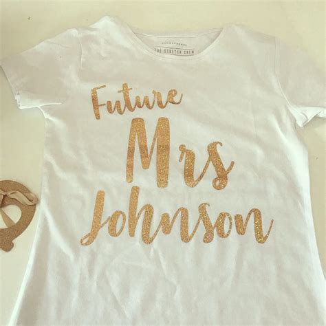 Future Mrs Bride To Be T Shirt 👰🏼 Engagement T Future Wife Shirt